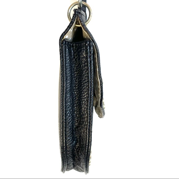 Black and Gold Studded Women's Bag - Picture 4 of 10